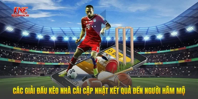Các giải đấu Kèo Nhà Cái cập nhật kết quả đến người hâm mộ